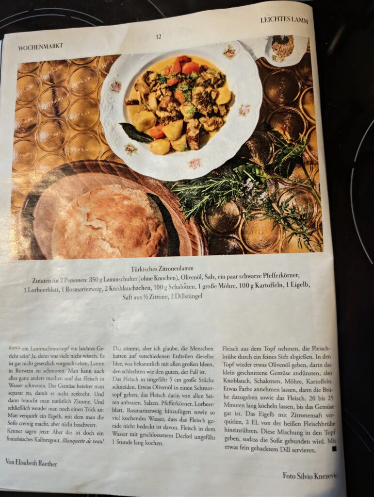 Türkisches Zitronenlamm